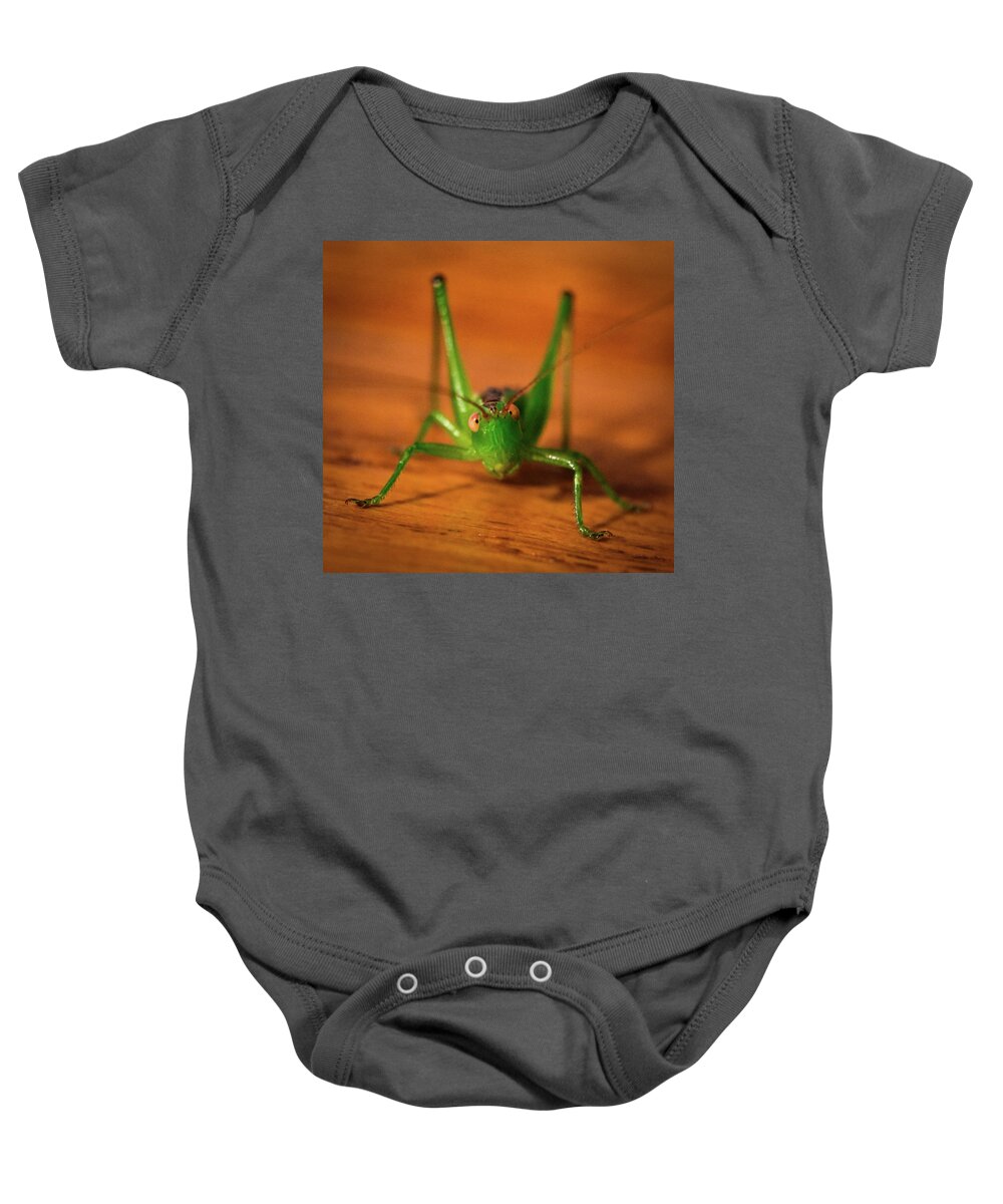 Bug Baby Onesie featuring the photograph Bug by Michelle Wittensoldner
