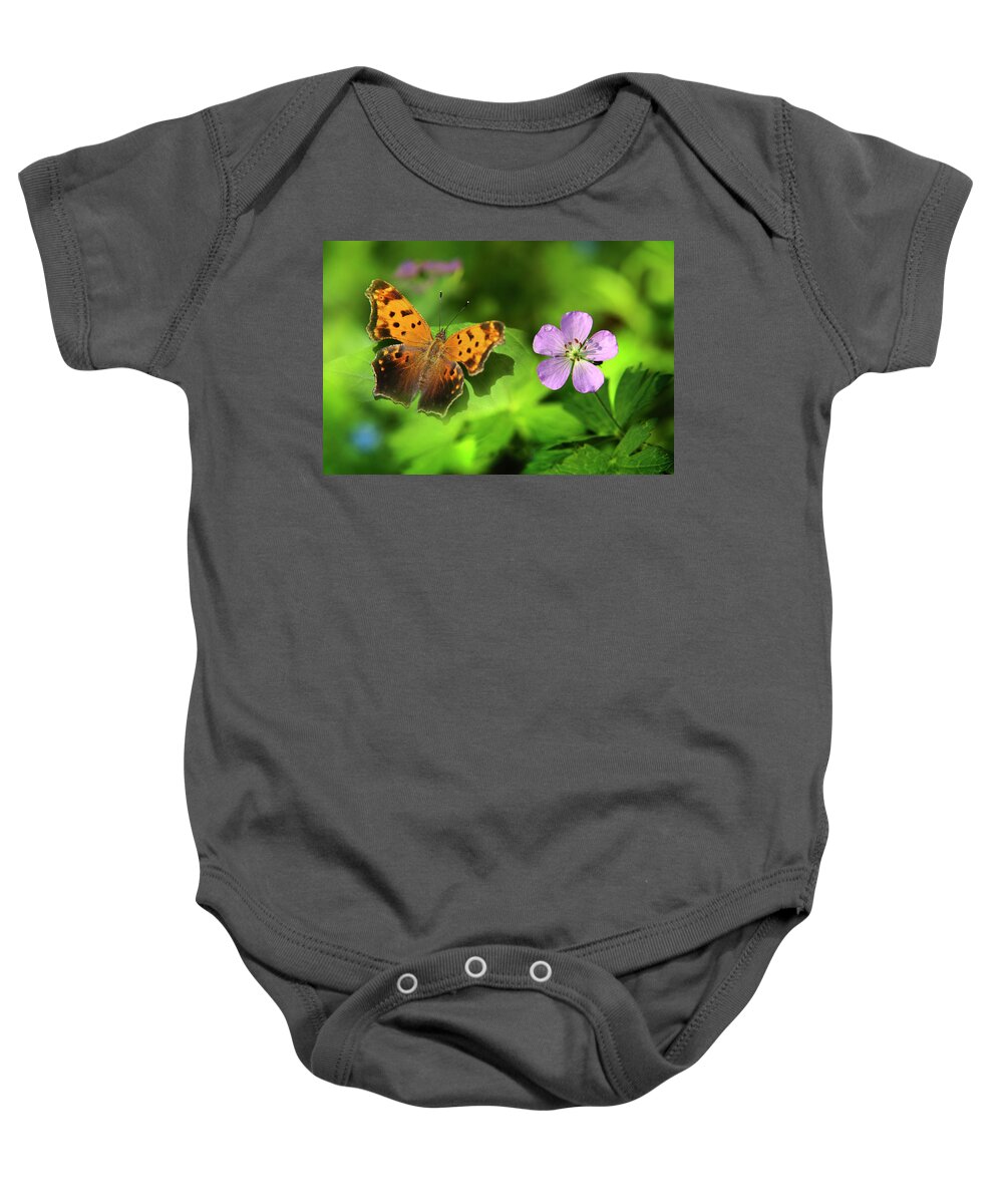 Butterfly Baby Onesie featuring the photograph Butterfly Garden by Christina Rollo