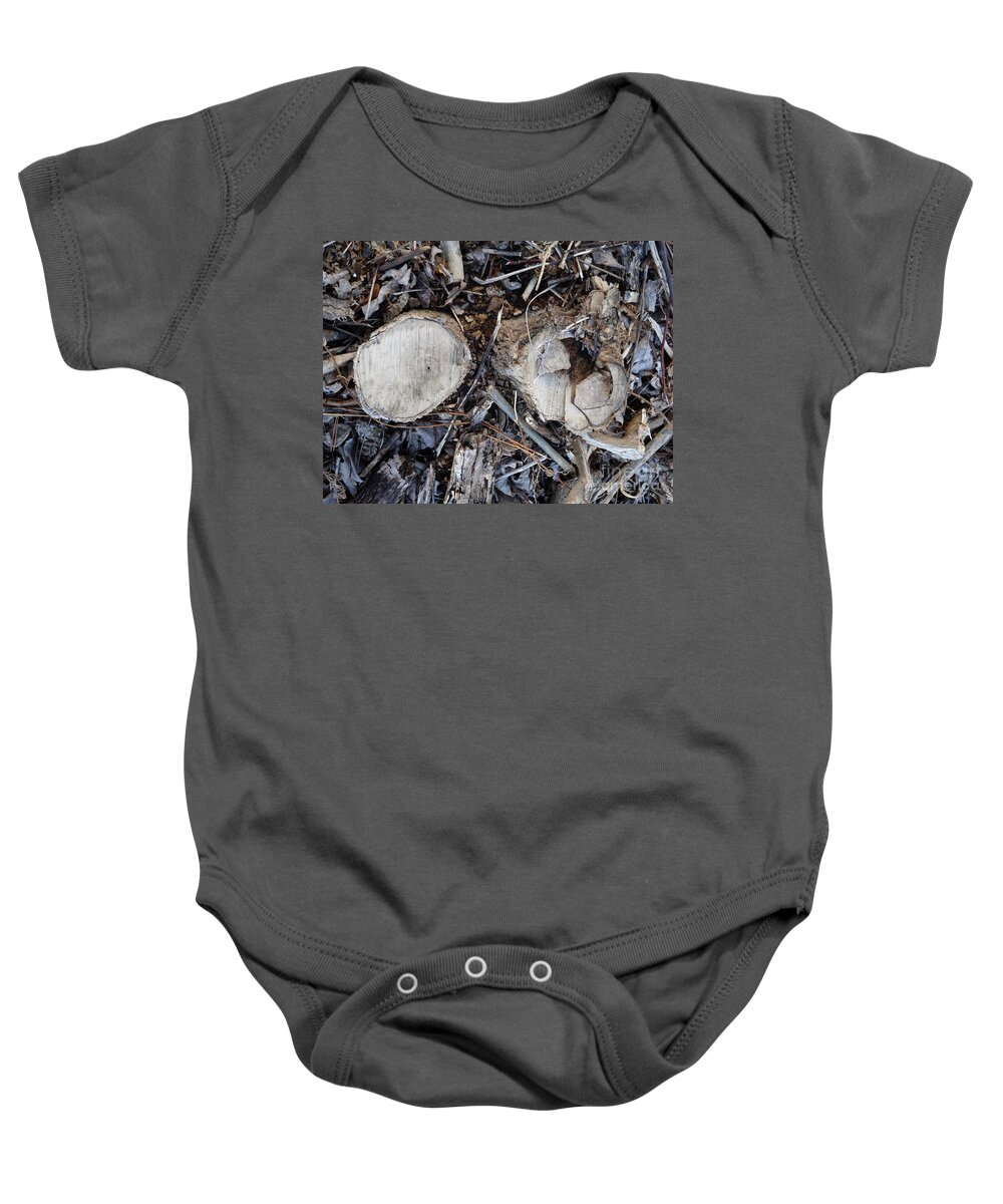 Canal Baby Onesie featuring the photograph Canal Stumps-040 by Christopher Plummer
