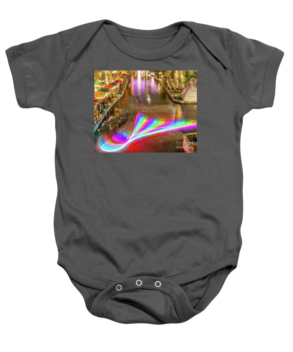 Casa Rio Prism Baby Onesie featuring the photograph Casa Rio Prism by Michael Tidwell