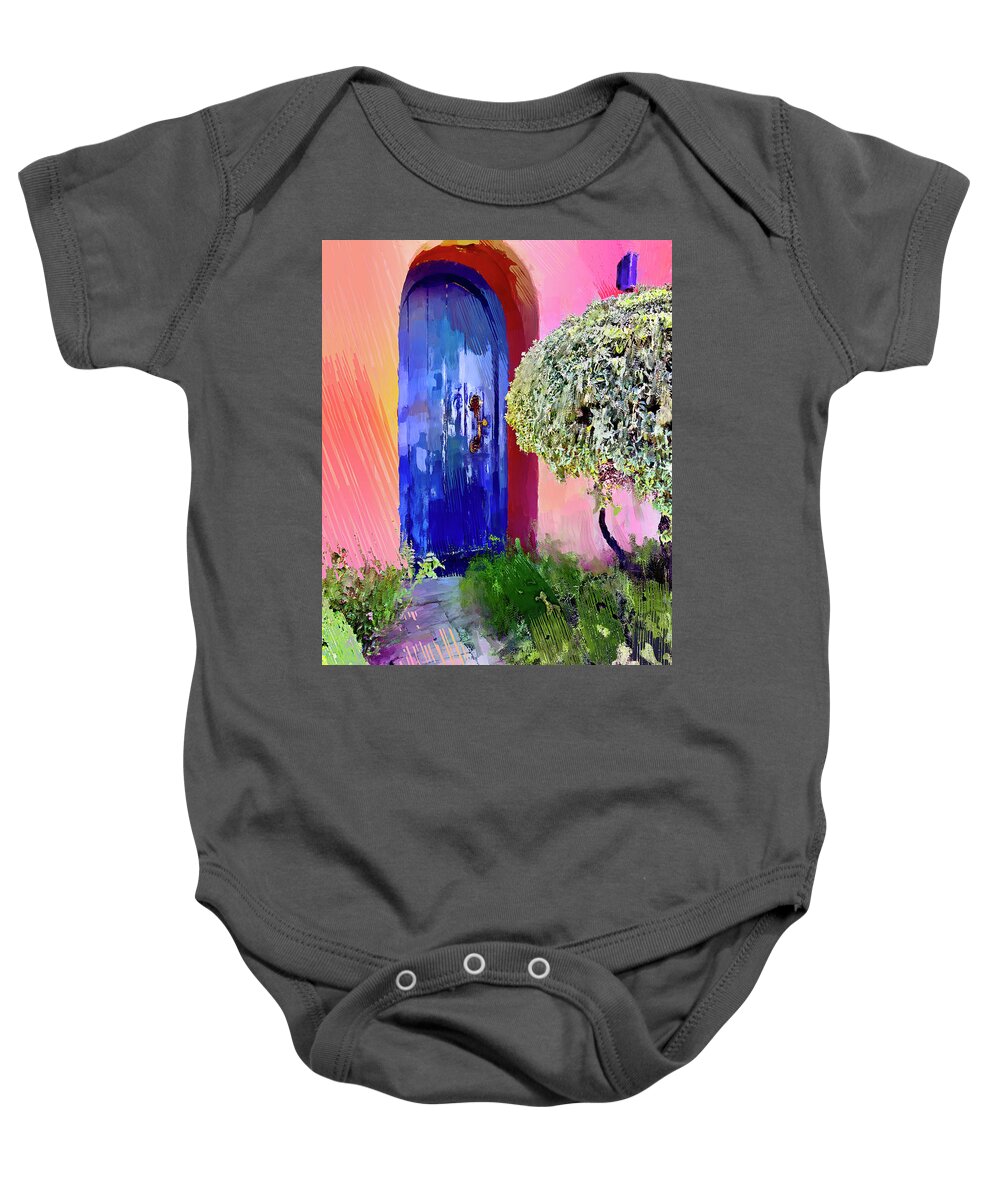 Colorful Baby Onesie featuring the photograph Colorful Entrance by GW Mireles