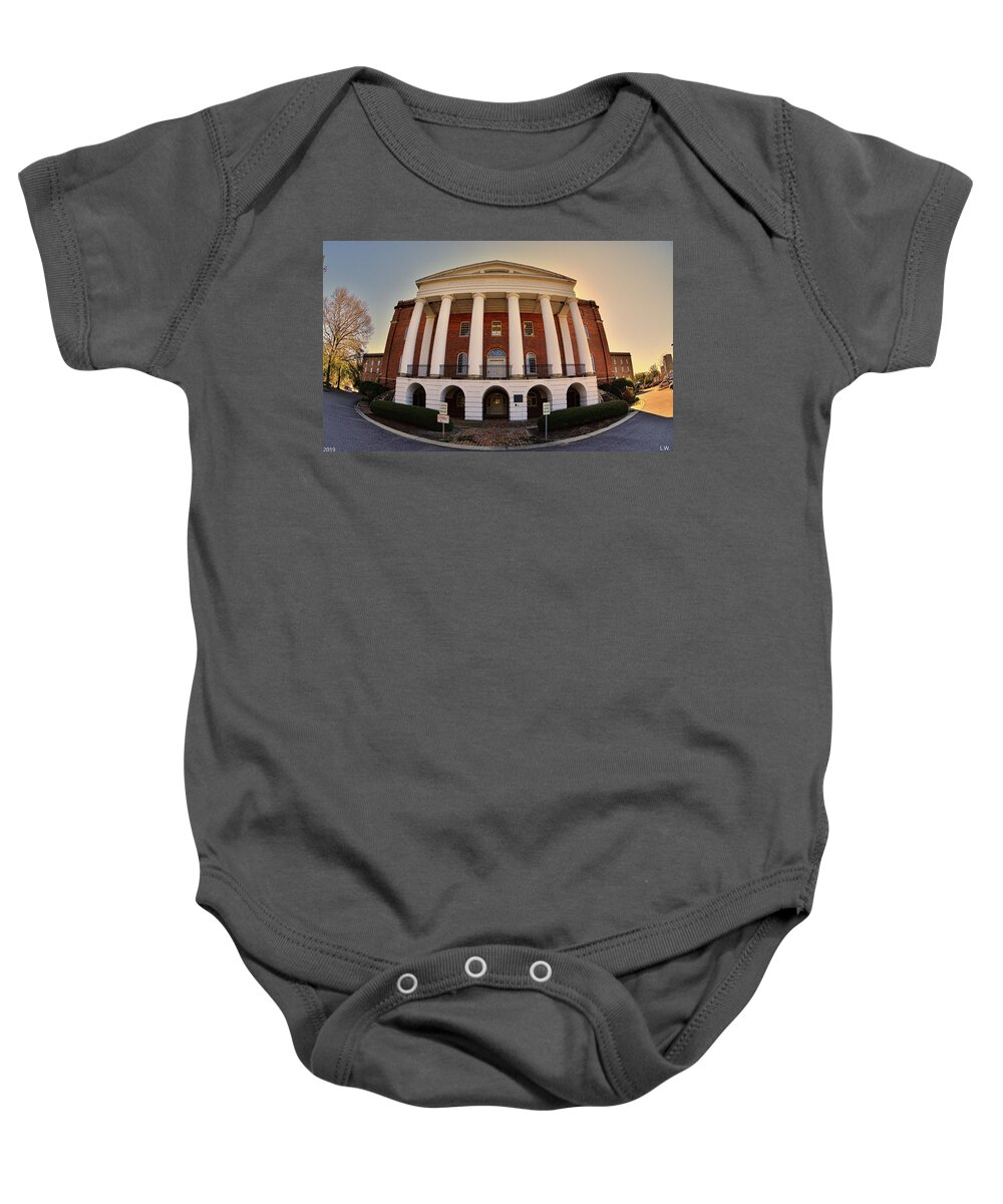 Columbia State Hospital Founded A.d. Mdcccxxii Baby Onesie featuring the photograph Columbia State Hospital Founded A.D. MDCCCXXII by Lisa Wooten