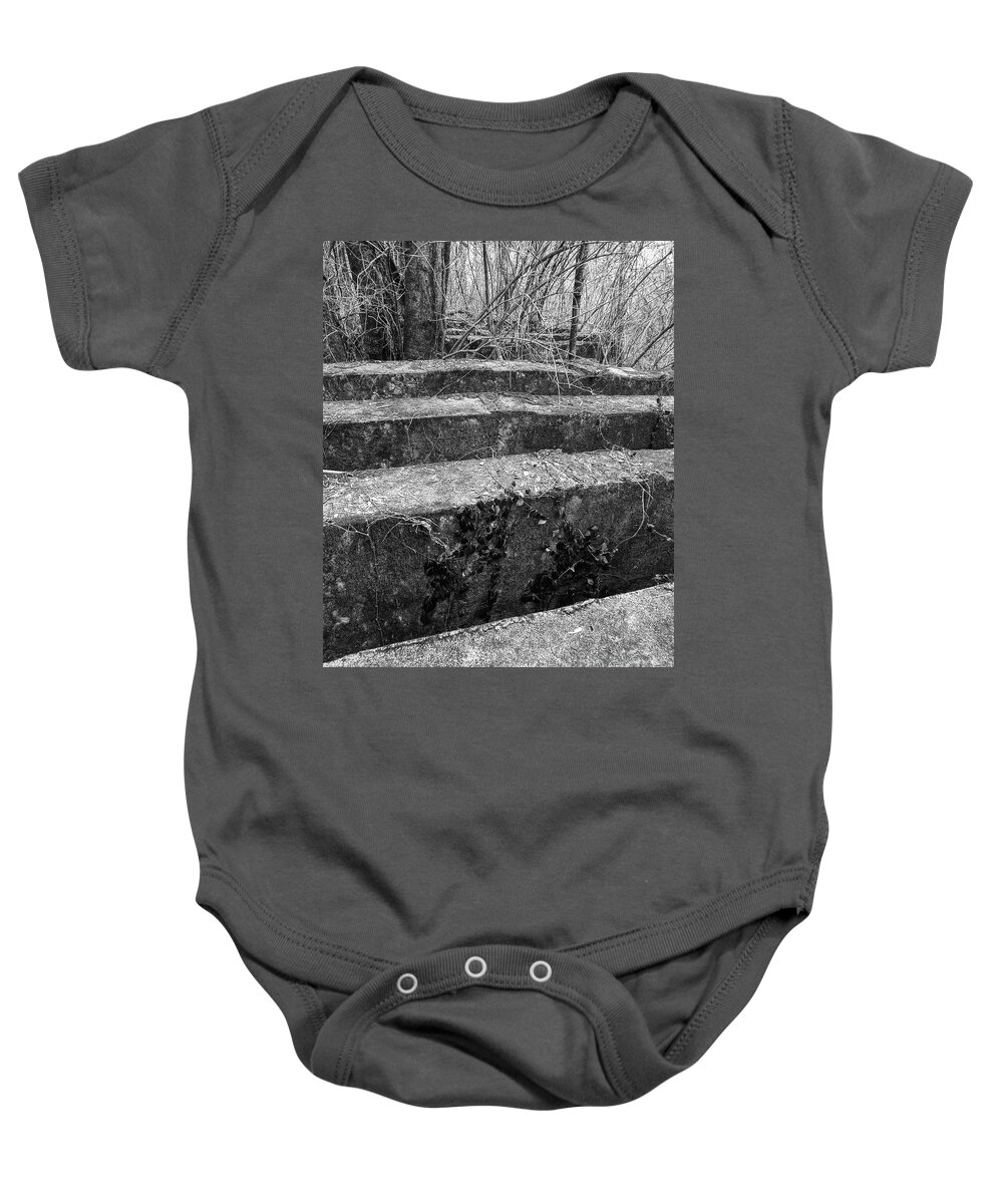 Concrete Baby Onesie featuring the photograph Concrete Forest by Phil Perkins