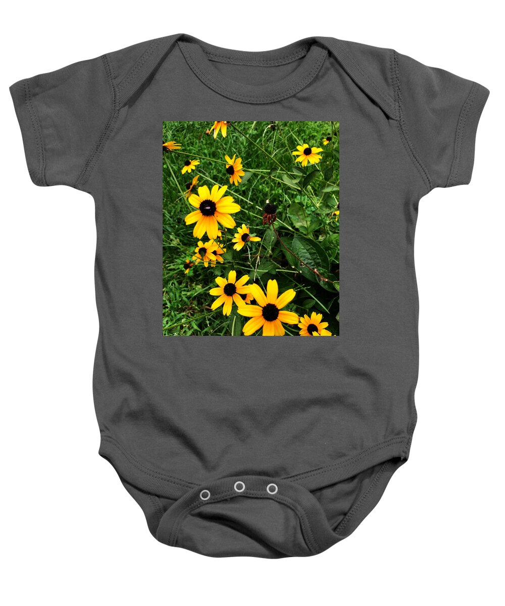 Art Baby Onesie featuring the photograph Dalton-le-Dale by Jeff Iverson