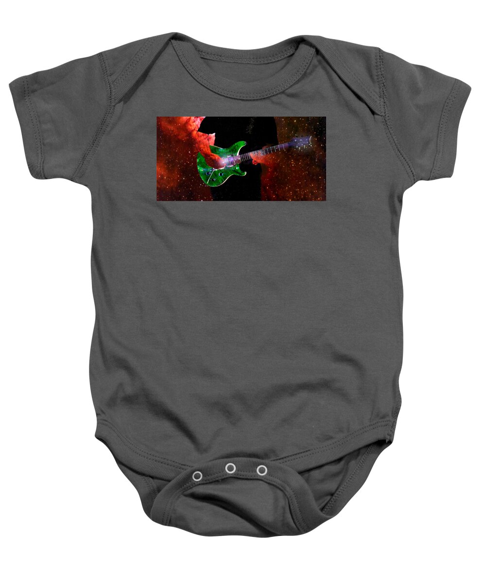 Guitar Baby Onesie featuring the photograph Guitar nebula by Ric Rice