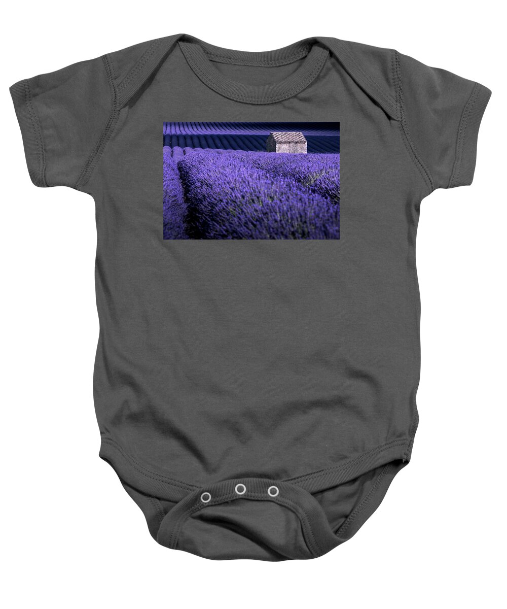 Bloom Baby Onesie featuring the photograph Dreaming Purple by Francesco Riccardo Iacomino