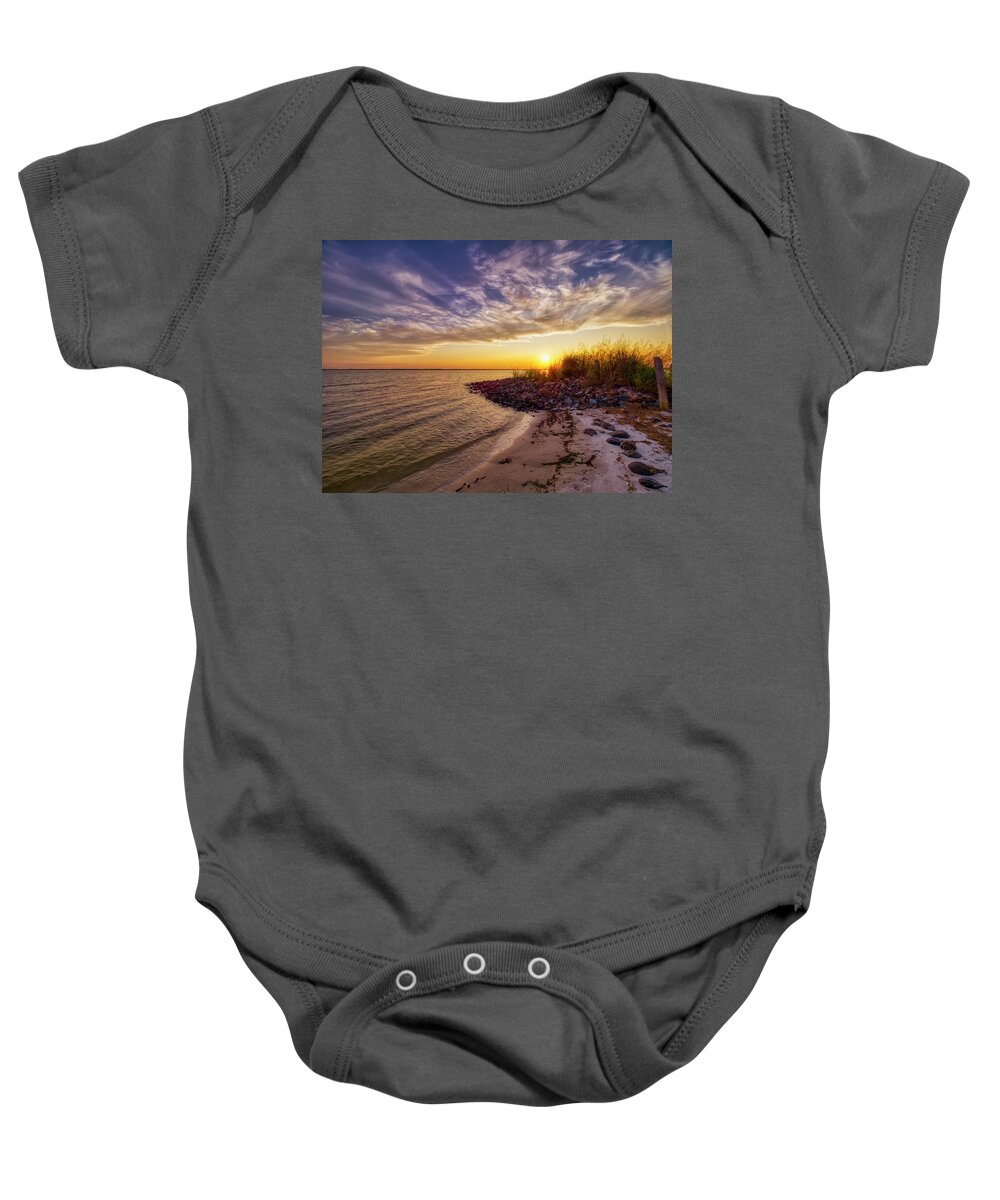Summer Baby Onesie featuring the photograph End of Summer Day by David Kay