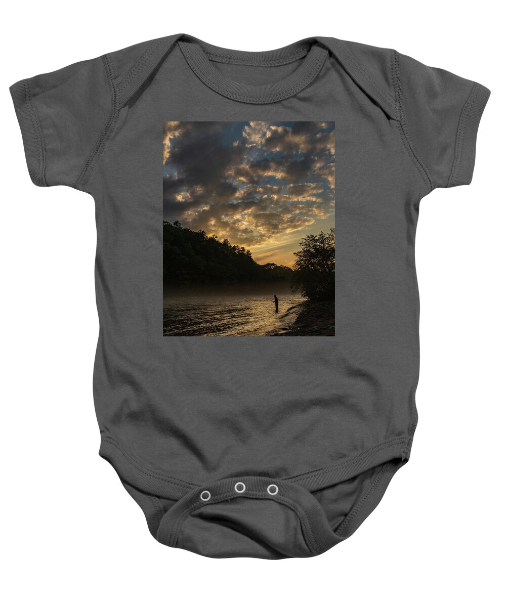 Delaware River Baby Onesie featuring the photograph Landscape Photography National Park by Amelia Pearn