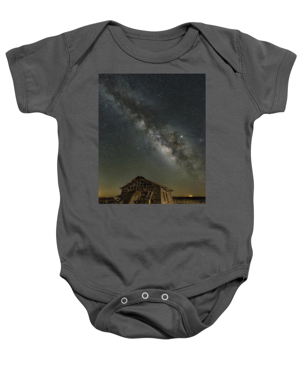 Milky Way Baby Onesie featuring the photograph Front Porch Memories by James Clinich