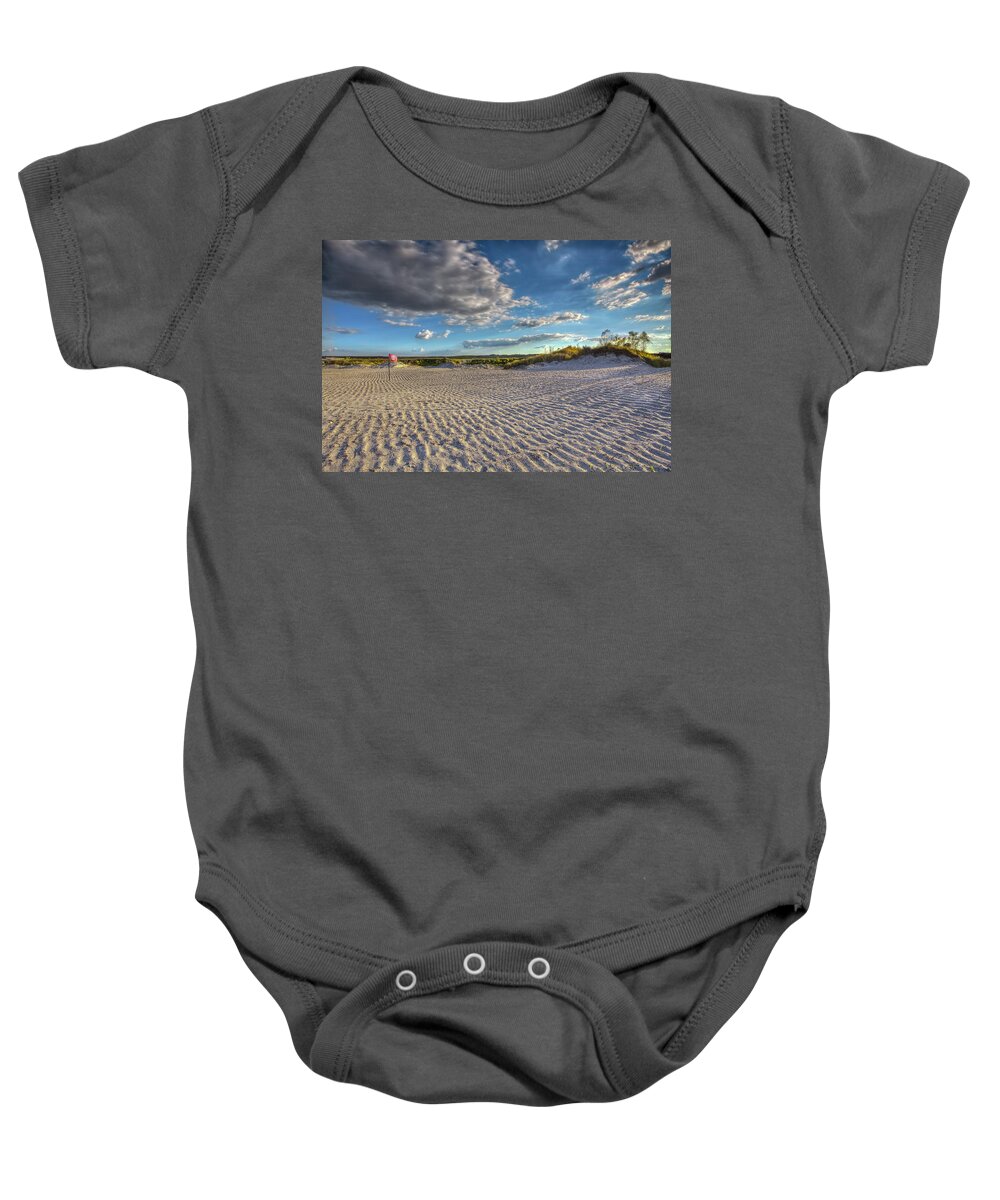 Golf Baby Onesie featuring the photograph Golf On The Dunes 3 by Al Hurley