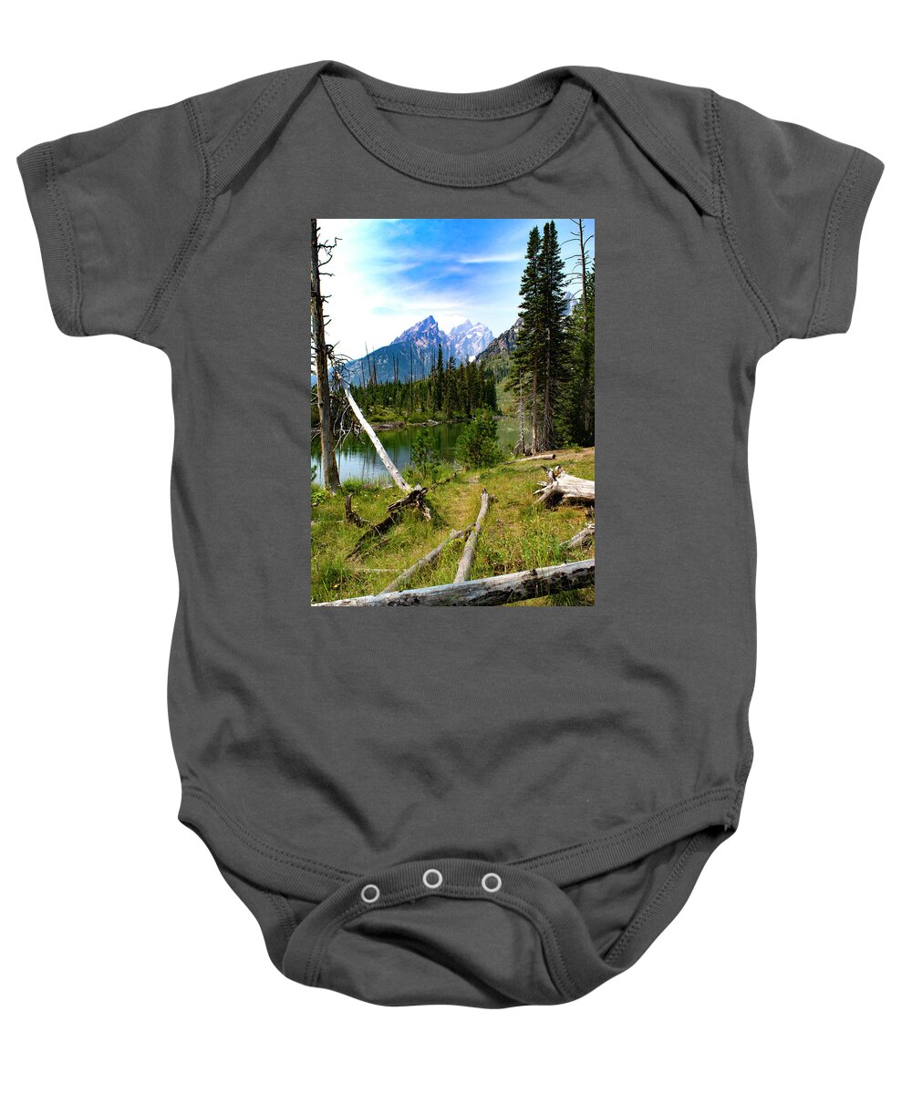 Lake Baby Onesie featuring the photograph Grand Teton National Park by Bonnie Bruno