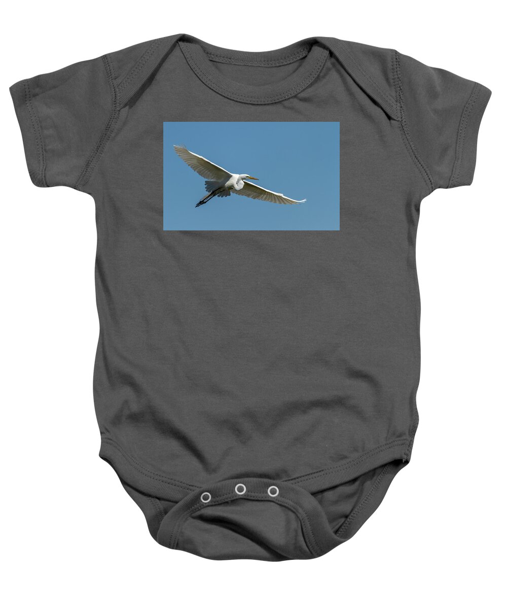 Great Egret Baby Onesie featuring the photograph Great Egret 2014-2 by Thomas Young