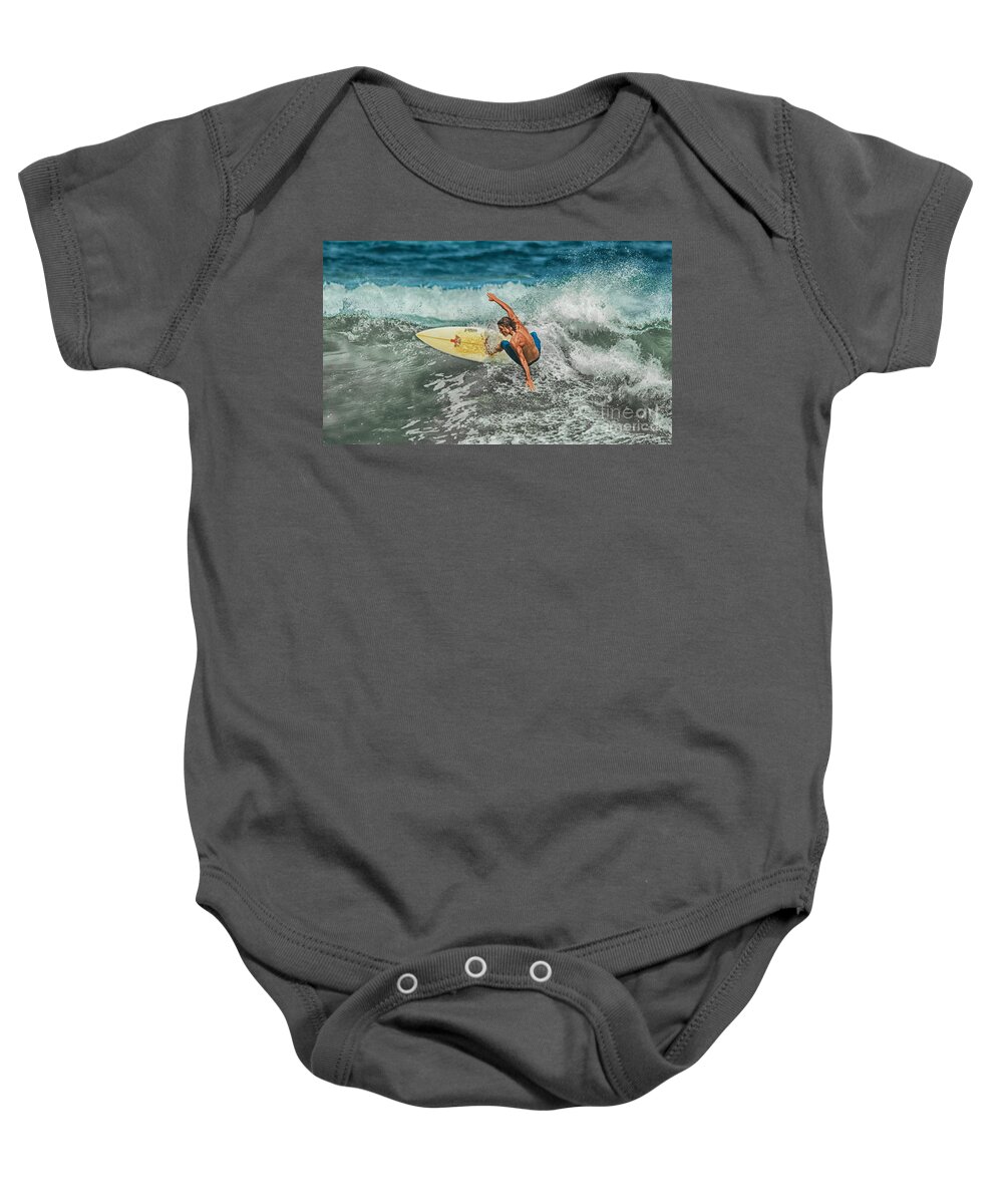 Beach Baby Onesie featuring the photograph Great Wingspan by Eye Olating Images