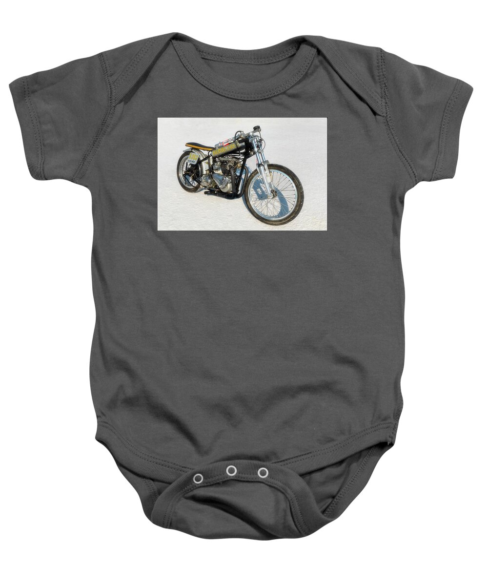 Humblebee Baby Onesie featuring the photograph Humblebee by Andy Romanoff