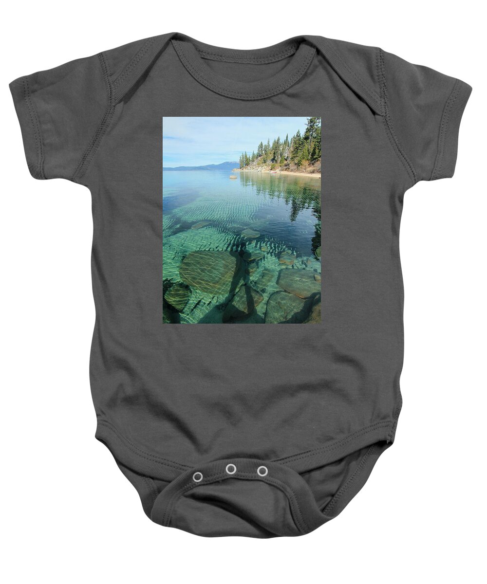 Lake Tahoe Baby Onesie featuring the photograph Intimacy  Become One With Nature by Sean Sarsfield