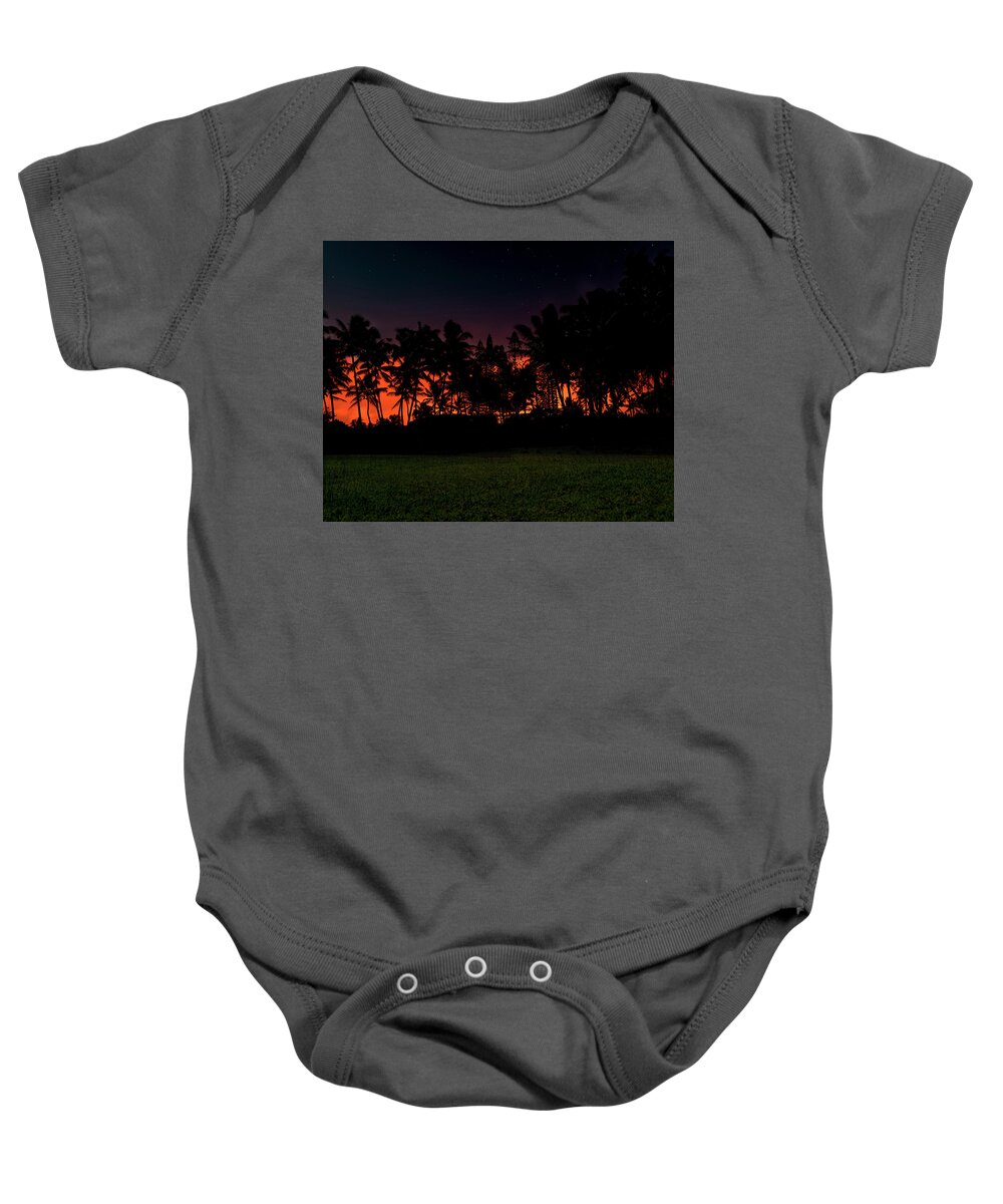 Lava Baby Onesie featuring the photograph Lava glow by William Dickman
