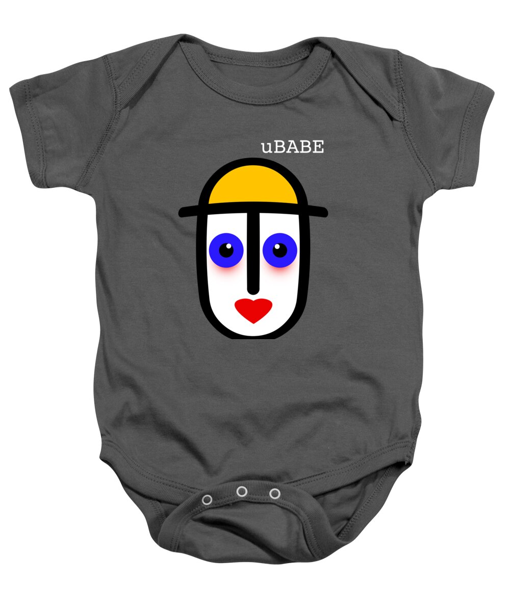 Love Hurts Baby Onesie featuring the digital art Love Hurts by Ubabe Style