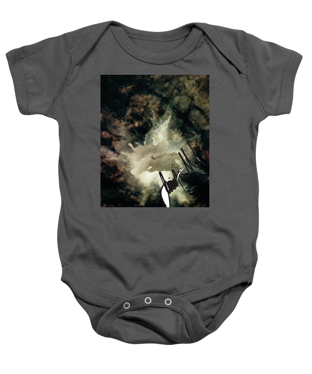  Baby Onesie featuring the digital art My Ballons by Jimmy Williams