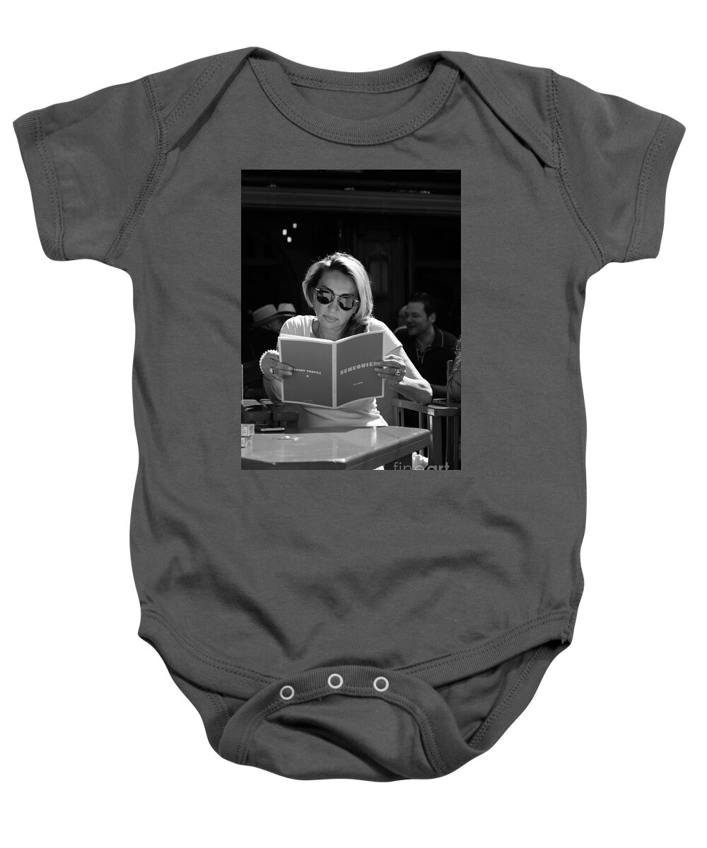 Mysterious Star Baby Onesie featuring the photograph Mysterious Star at Saint - Tropez by Tom Vandenhende