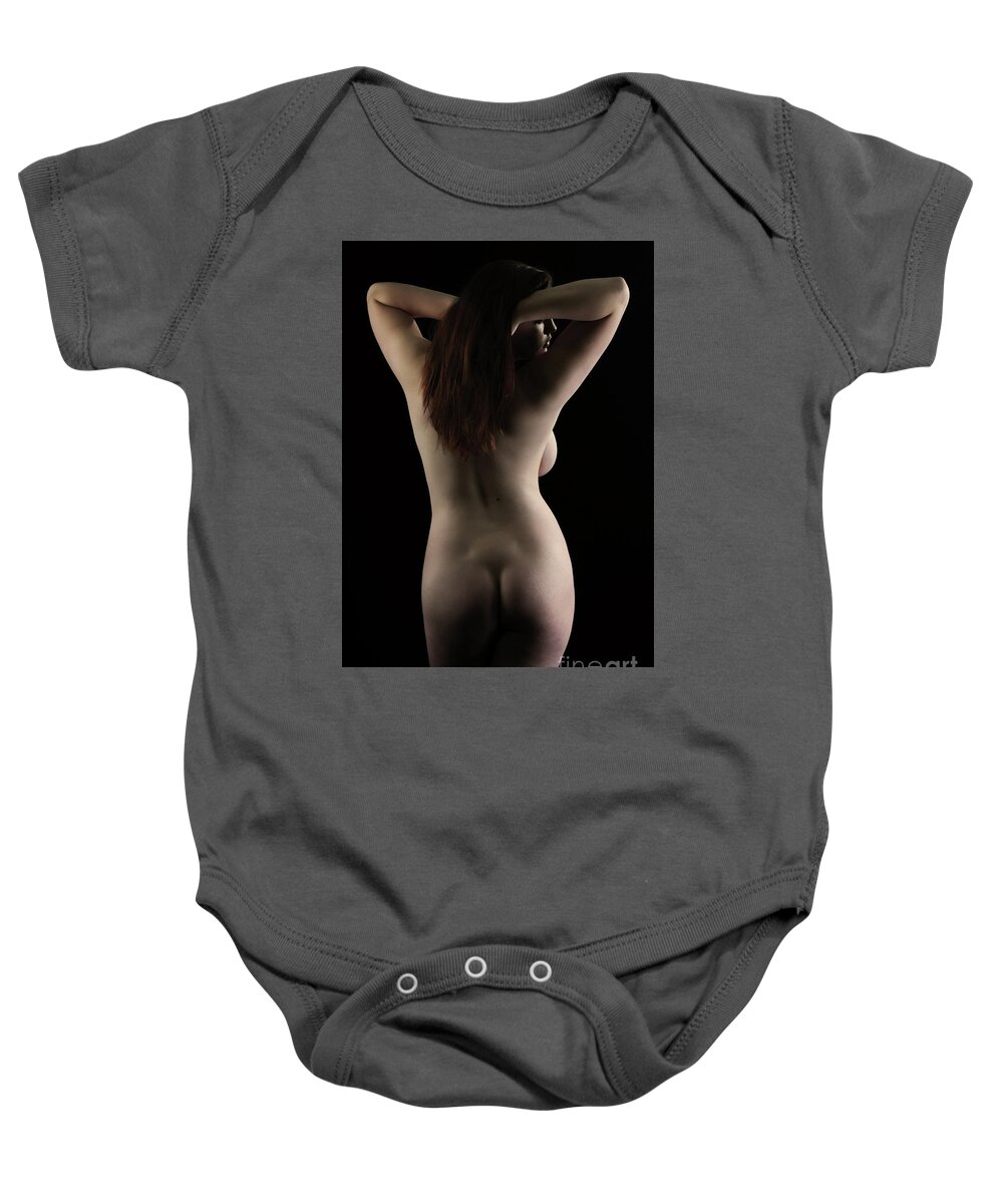 Girl Baby Onesie featuring the photograph Night Curves by Robert WK Clark