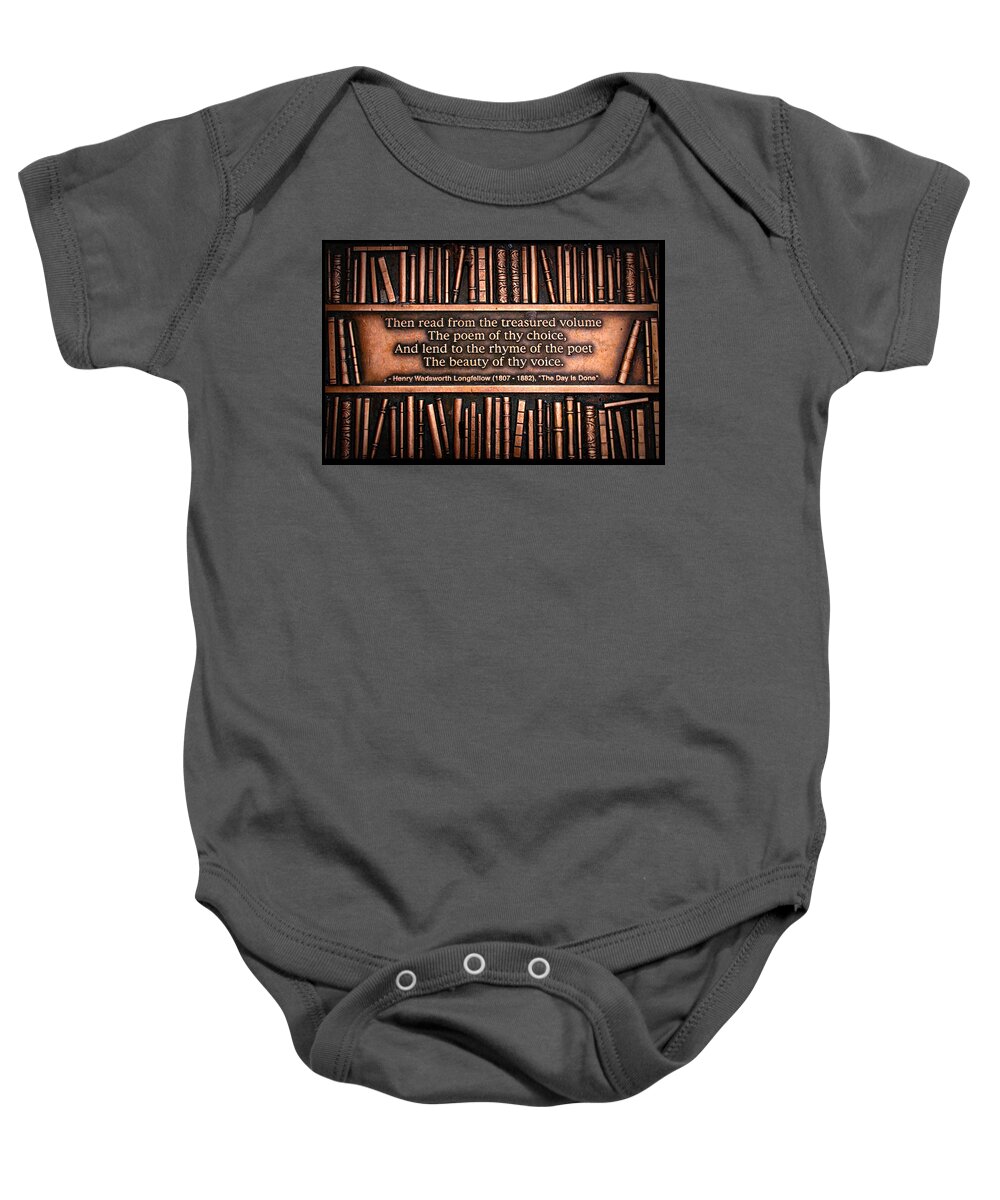 Library Way Baby Onesie featuring the photograph Library Way by Jessica Jenney