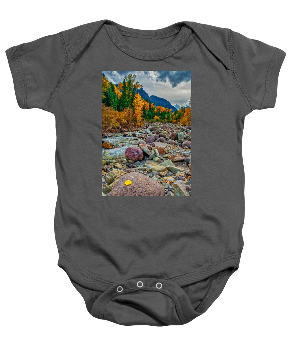 Colorado Baby Onesie featuring the photograph Point Of Color by Tom Gresham