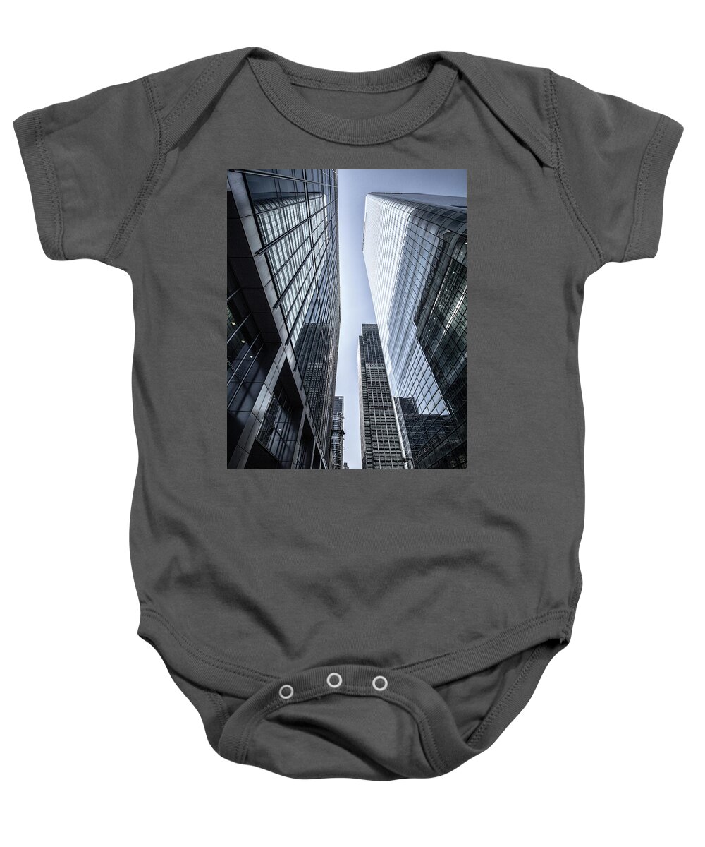 Architecture Baby Onesie featuring the photograph Reach for the Skies by Martin Newman