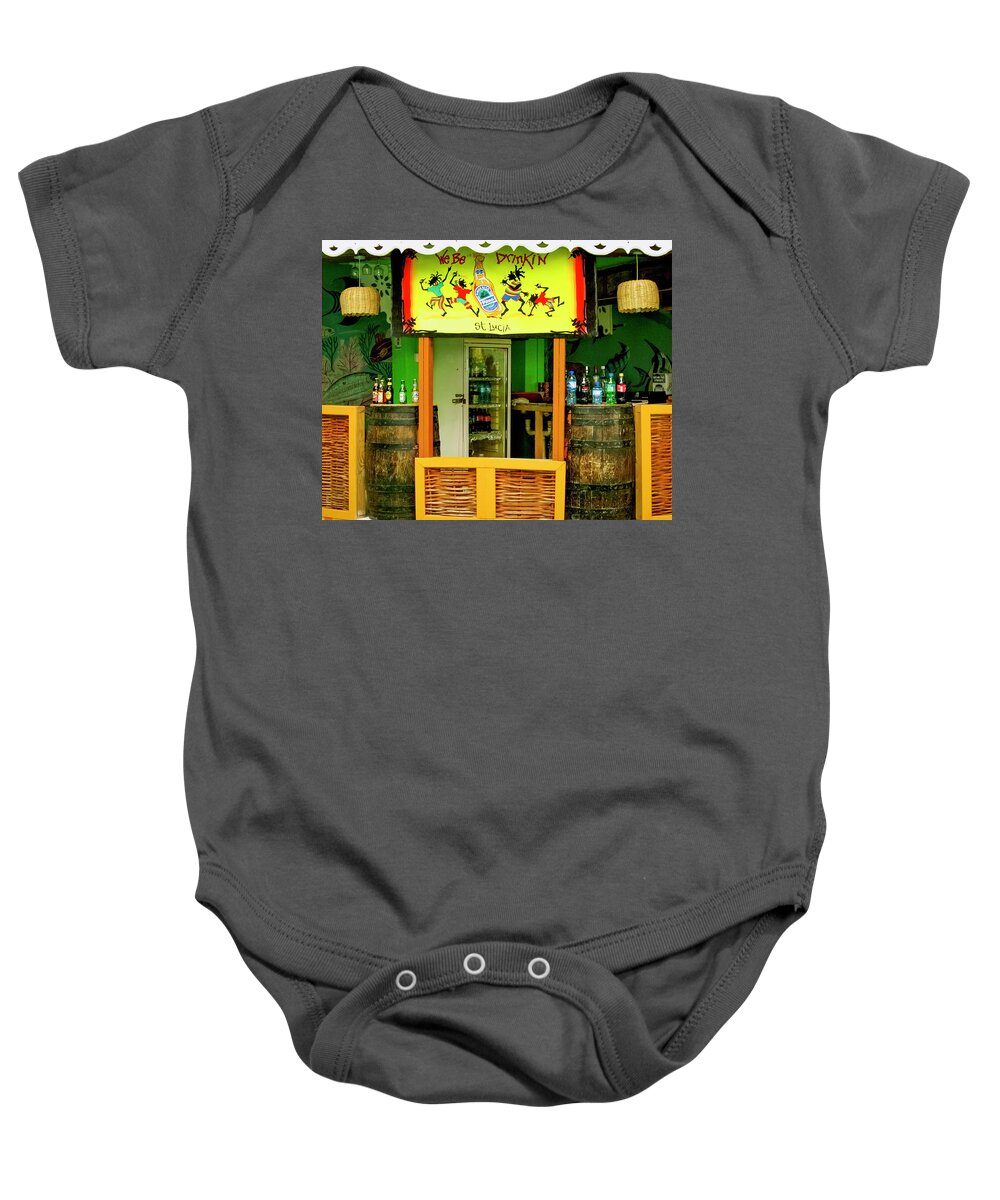  Bar Baby Onesie featuring the photograph Roadside Watering Hole by Pheasant Run Gallery