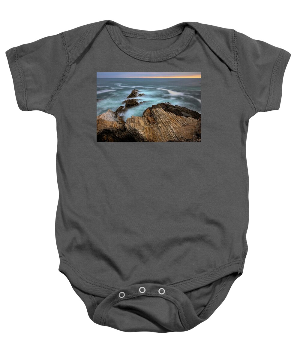California Baby Onesie featuring the photograph Rugged Beauty by Cheryl Strahl