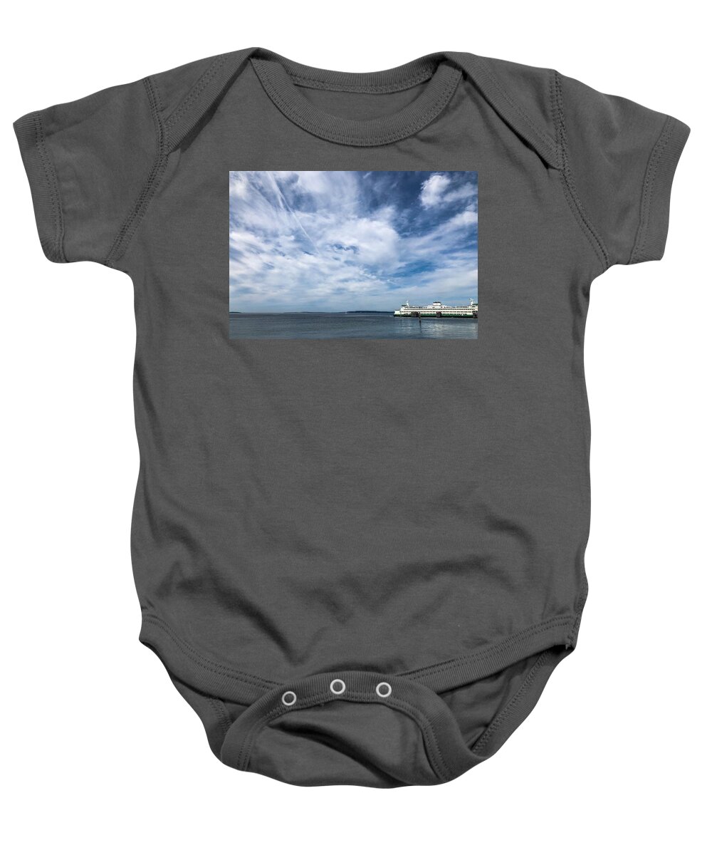 Sea Baby Onesie featuring the photograph Sea Road by Anamar Pictures