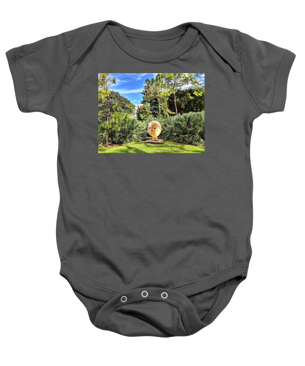 Sunny Baby Onesie featuring the photograph Shine Bright by Portia Olaughlin