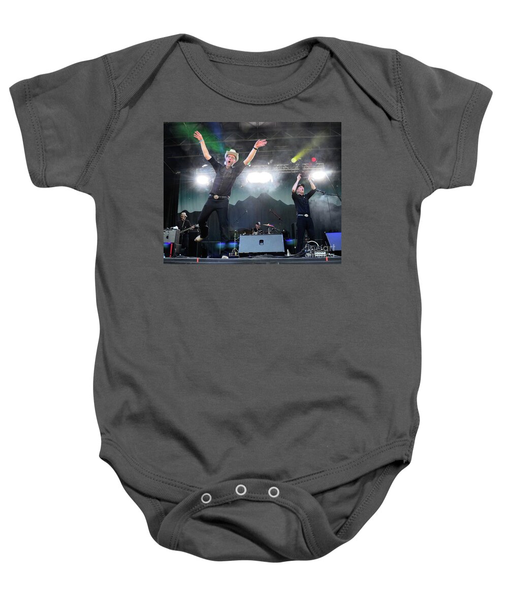 Music Baby Onesie featuring the photograph Slim Cessna Auto Club by Robert Buderman