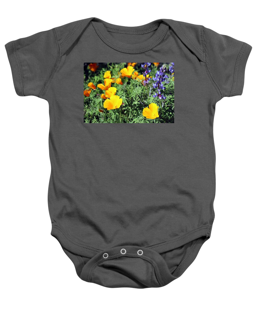 Wildflowers Baby Onesie featuring the photograph SoCal SuperBloom 7Photograph by Kimberly Walker