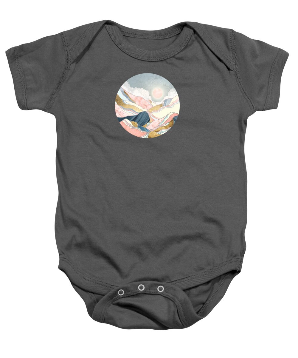 Spring Baby Onesie featuring the digital art Spring Morning by Spacefrog Designs