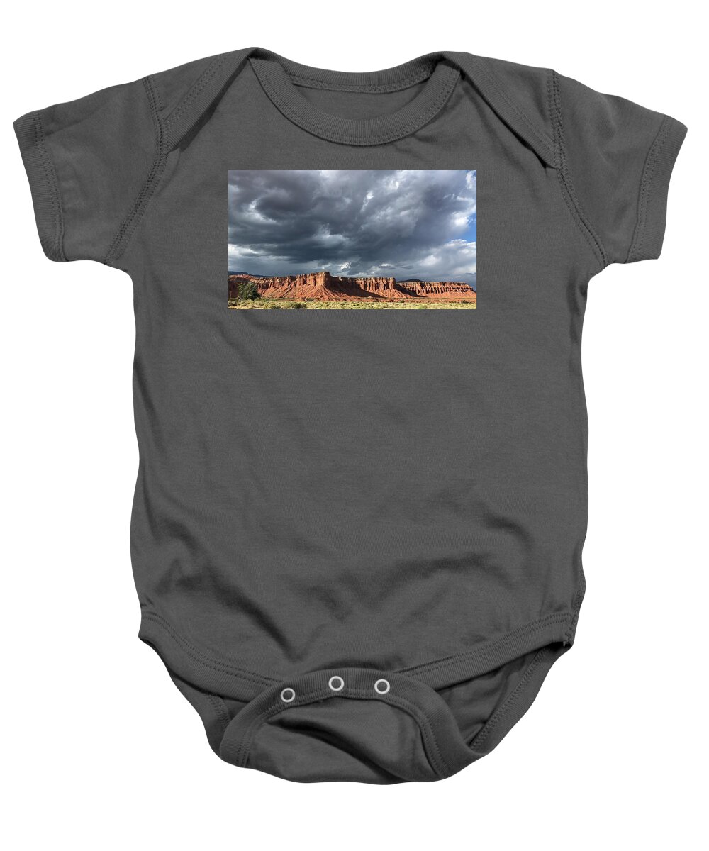 Utah Scenery Baby Onesie featuring the photograph Storm by Michele Myers