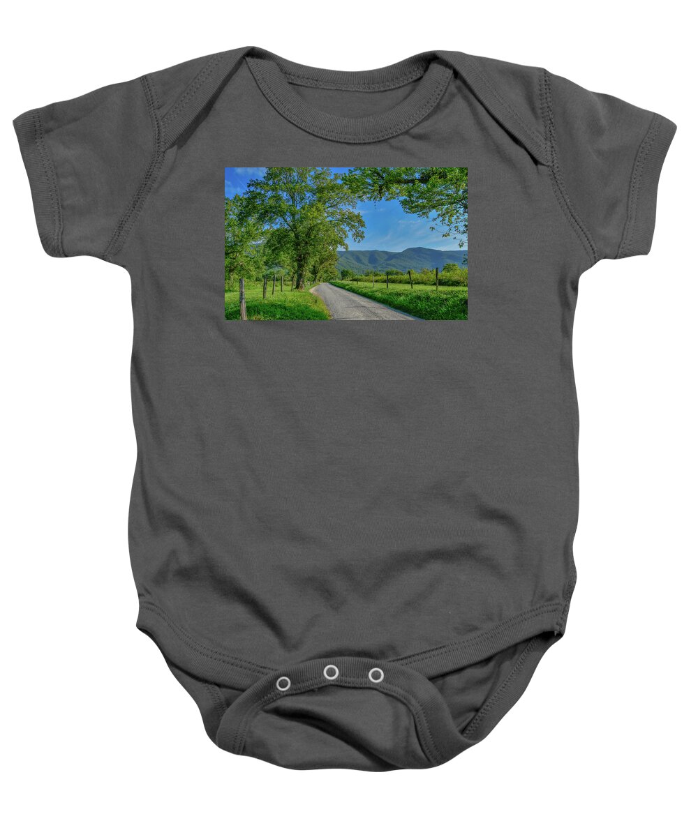  Baby Onesie featuring the photograph Summer in the Cove by Marcy Wielfaert
