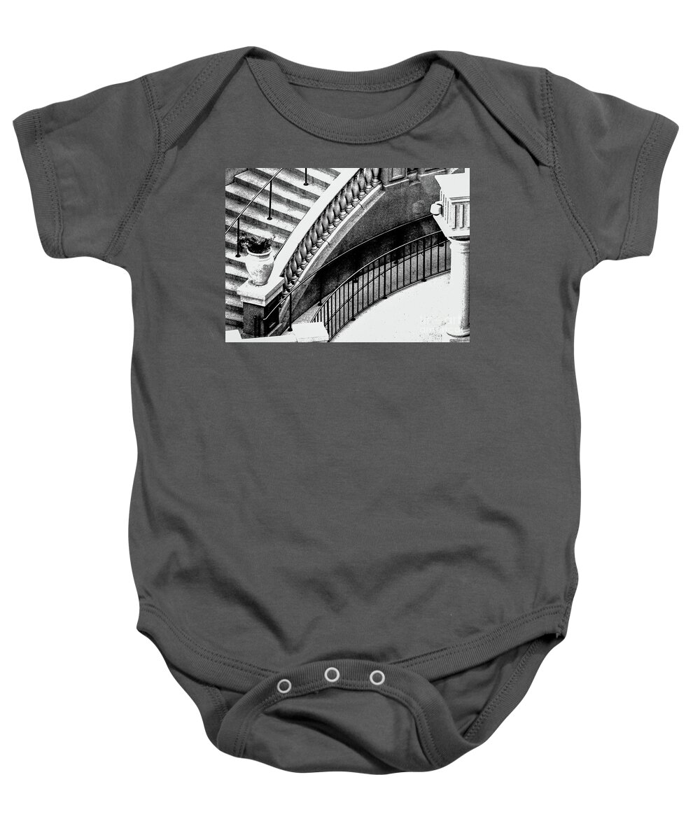 Suncoast Baby Onesie featuring the photograph Suncoast Pool by Darcy Dietrich