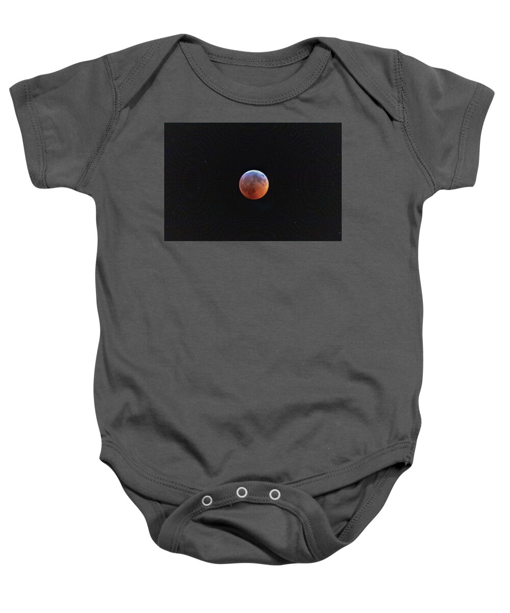 Moon Baby Onesie featuring the photograph Super Moon Eclipse by Natural Vista Photo