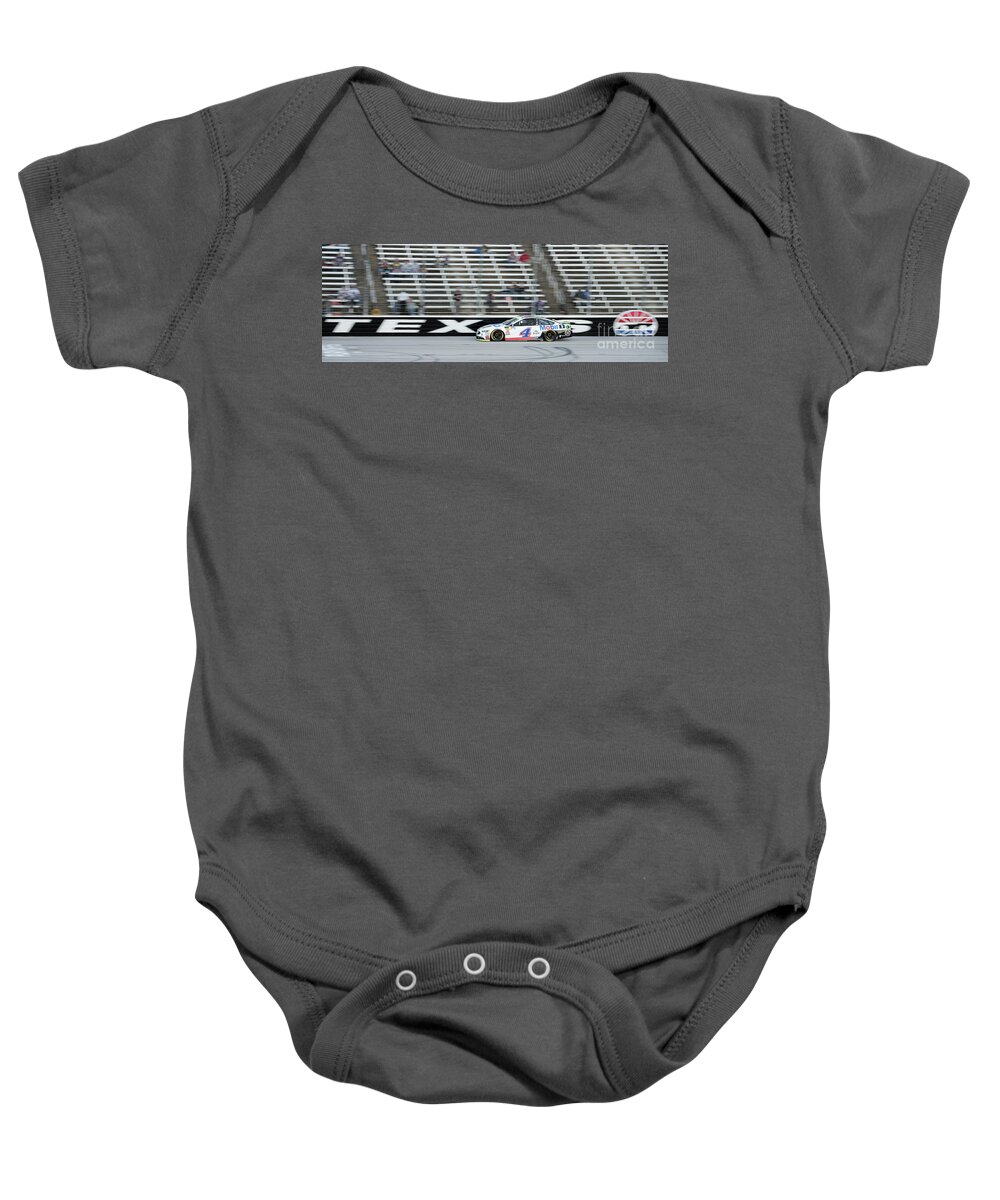 Kevin Harvick Baby Onesie featuring the photograph Texas Motor Speedway by Paul Quinn