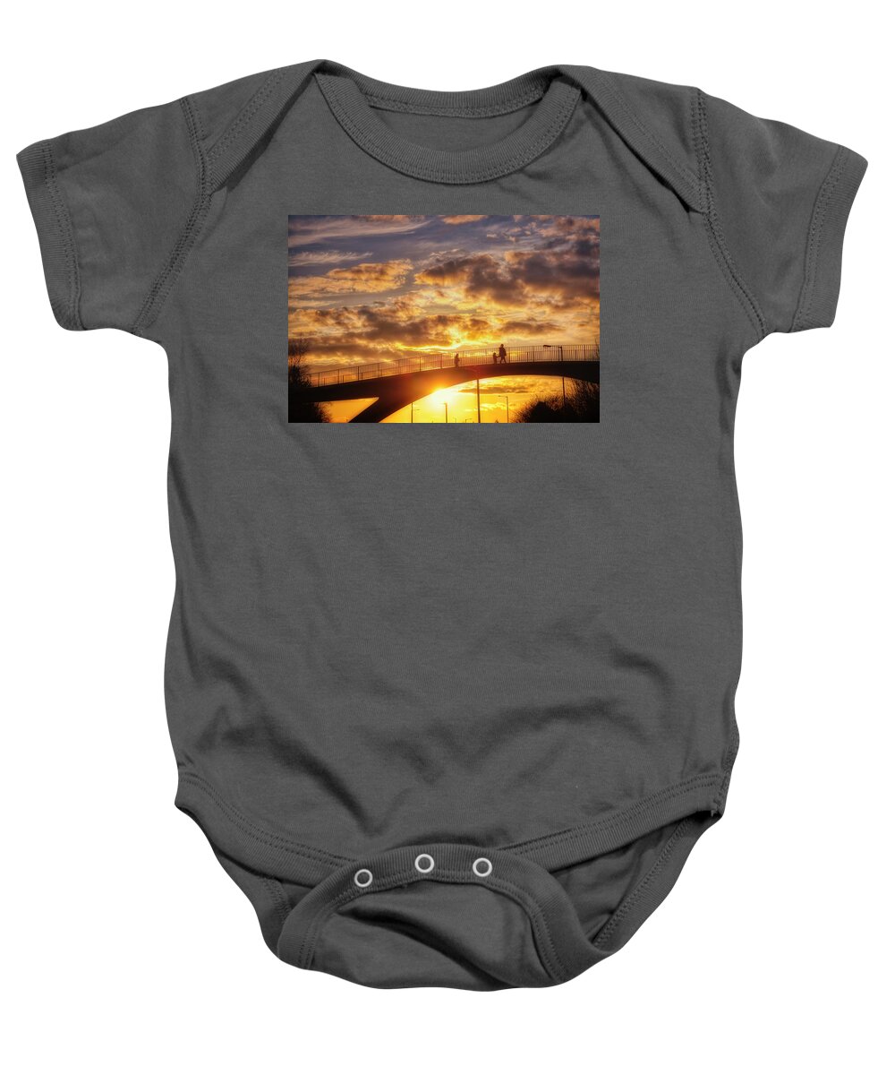Bridge Baby Onesie featuring the photograph The Bridge of Sighs by Micah Offman