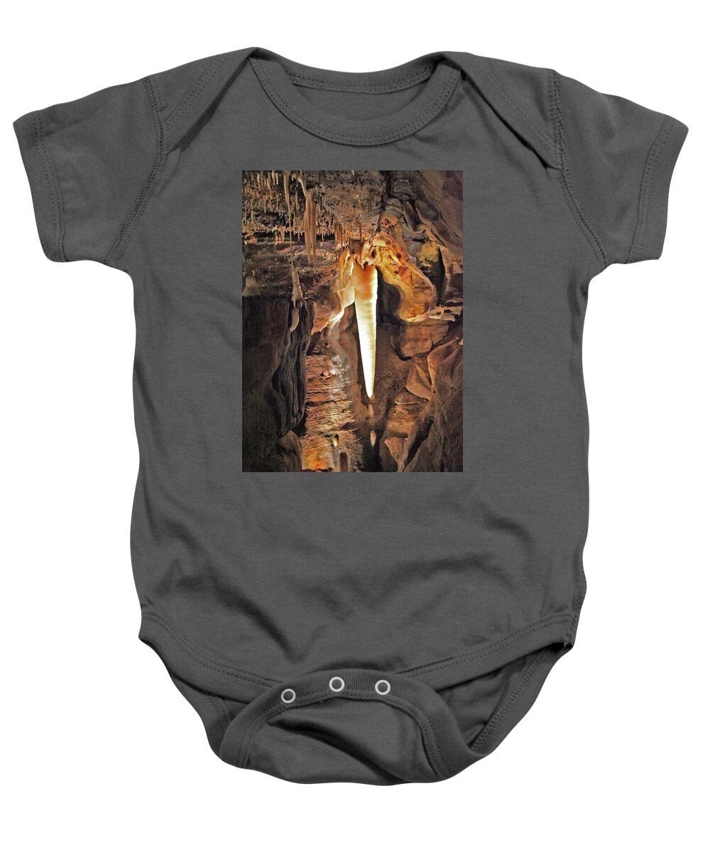 Crystal Baby Onesie featuring the photograph The Crystal King by Gary Kaylor
