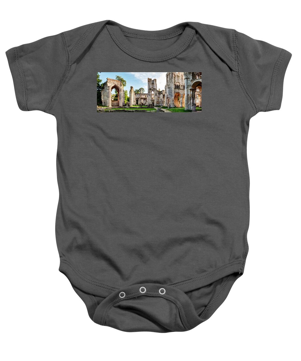 Abbey Baby Onesie featuring the photograph The forgotten Abbey 5 by Weston Westmoreland