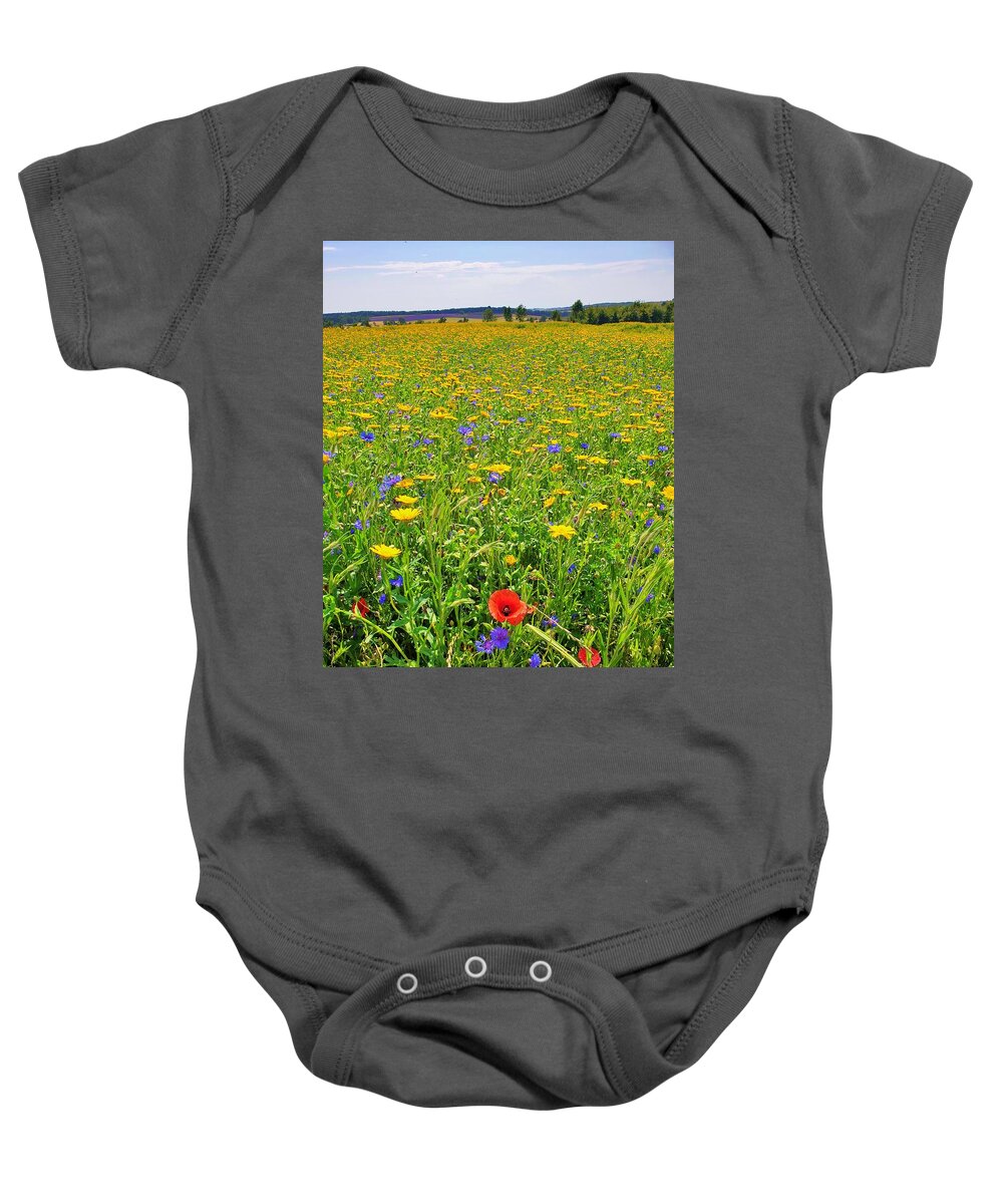 Wildflowers Baby Onesie featuring the photograph Be Different by Andrea Whitaker