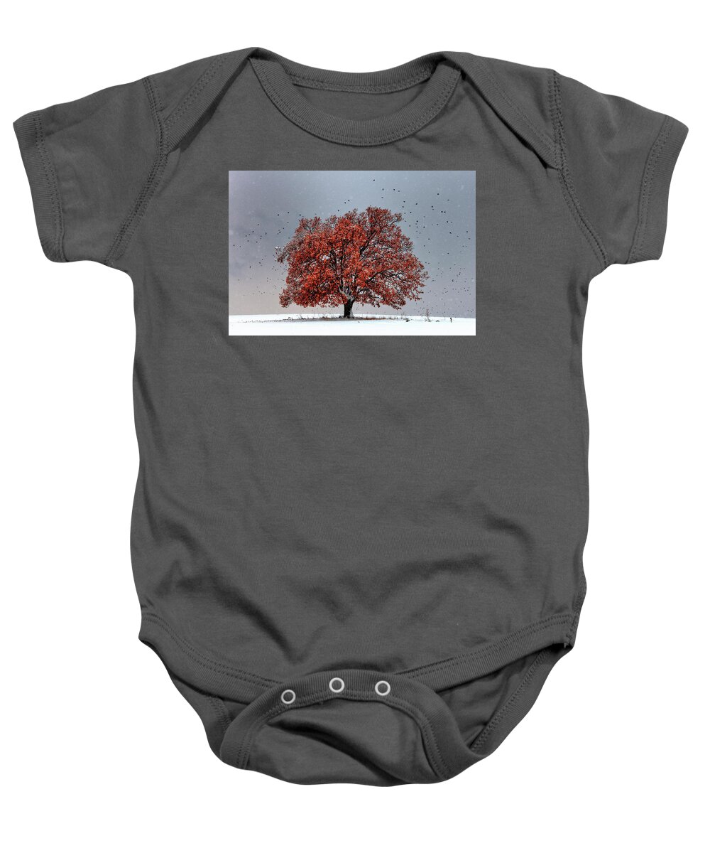Bulgaria Baby Onesie featuring the photograph Tree Of Life by Evgeni Dinev