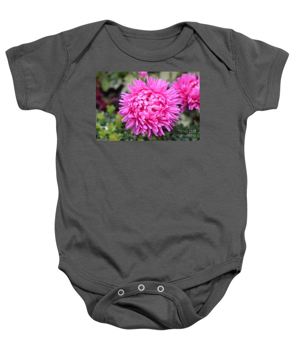 Vibrant Pink Baby Onesie featuring the photograph Vibrant Pink Flower by Abigail Diane Photography