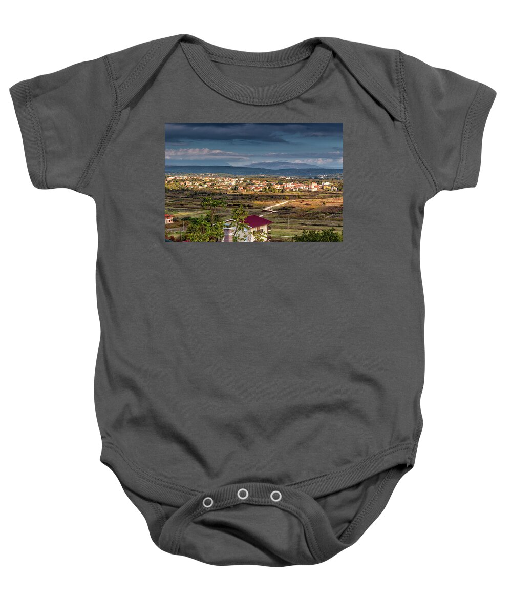 Bosnia Baby Onesie featuring the photograph Views from Krizevac Mount by Vivida Photo PC