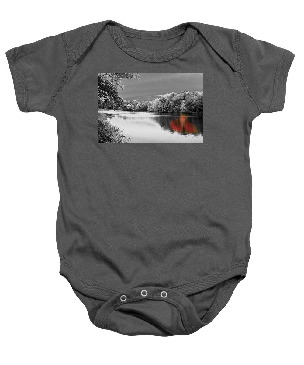 Ashland Baby Onesie featuring the digital art Weeping Woman by Cliff Wilson