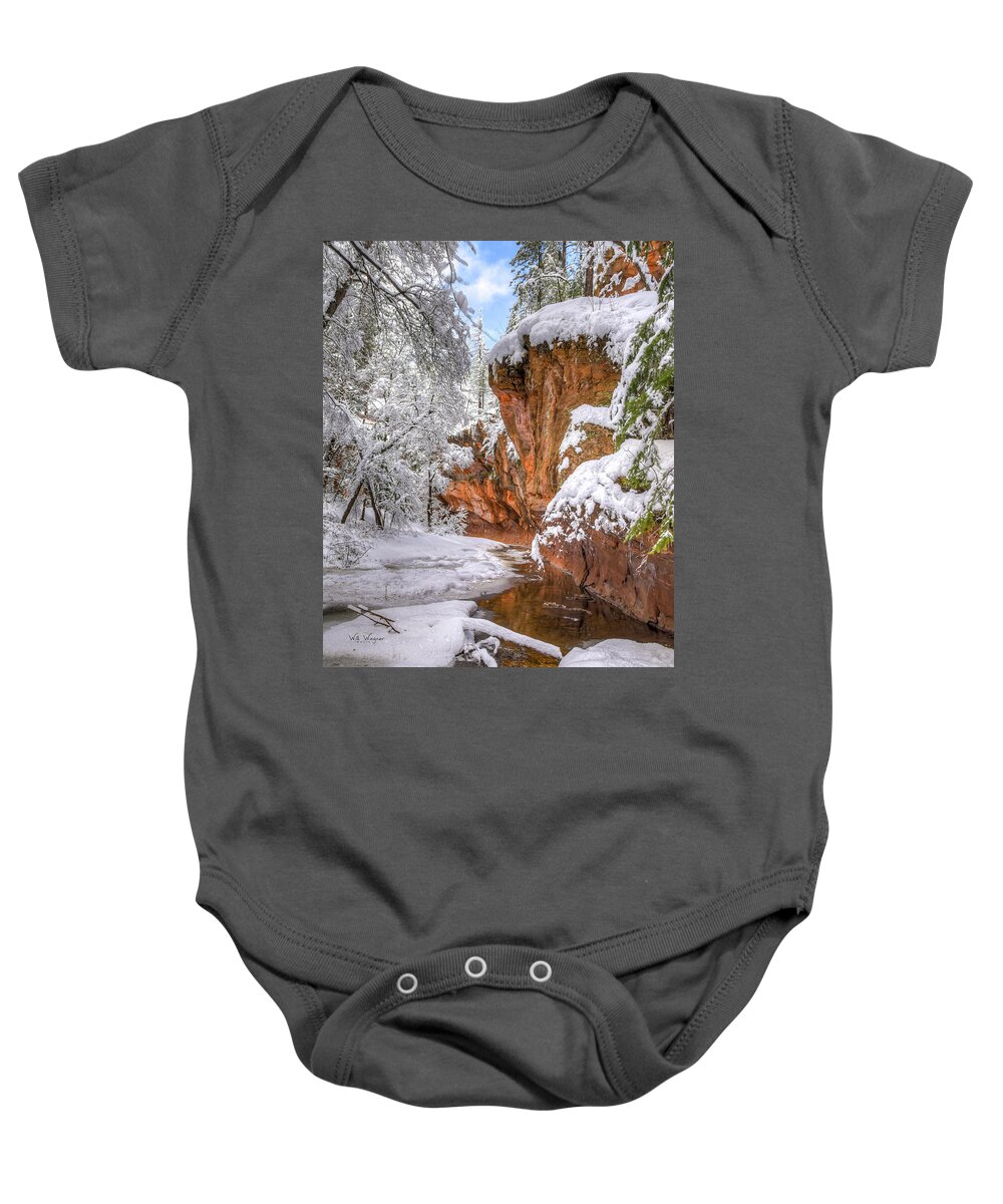 Arizona Baby Onesie featuring the photograph West Fork 2 by Will Wagner