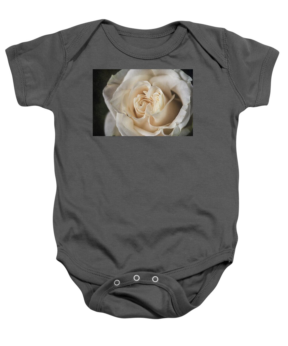White Rose Baby Onesie featuring the photograph White Rose by Cindi Ressler