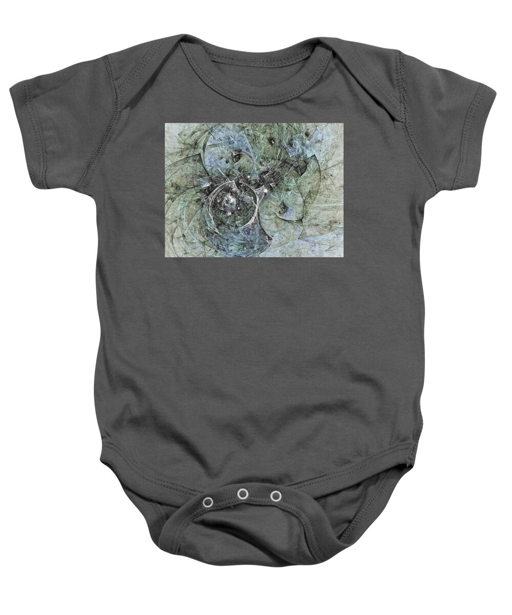 Art Baby Onesie featuring the digital art Why Worry by Jeff Iverson